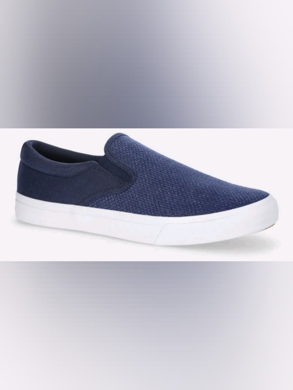 Men's No Boundaries Clinton Slip On Sneakers.    Navy.    Size 10.    NWT
